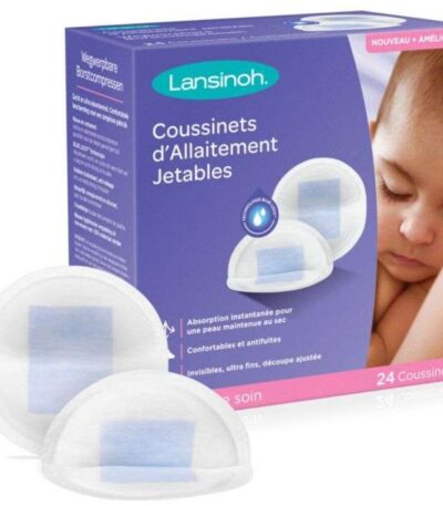 LANSINOH COUSSINETS D&rsquo;ALLAITEMENT JETABLES 24 PIECES