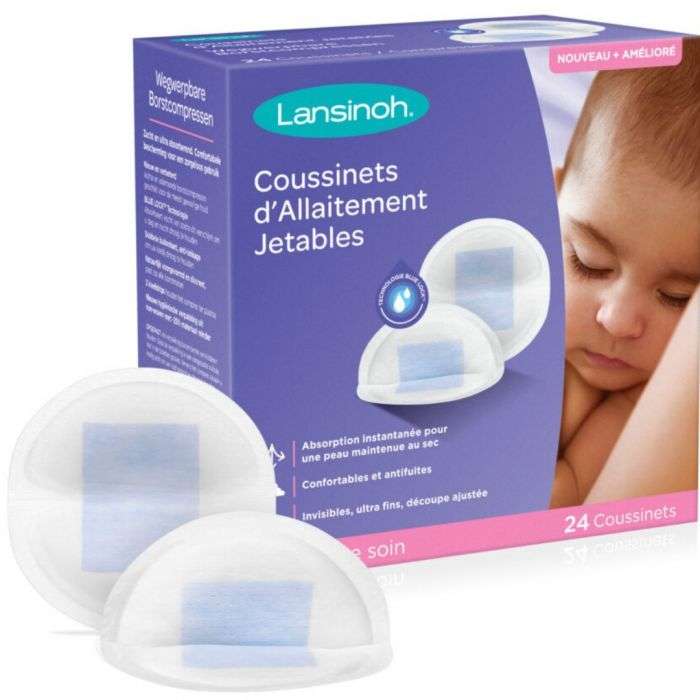 LANSINOH COUSSINETS D'ALLAITEMENT JETABLES 24 PIECES LANSINOH COUSSINETS D’ALLAITEMENT JETABLES 24 PIECES