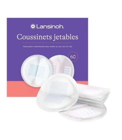LANSINOH COUSSINETS D&rsquo;ALLAITEMENT JETABLES 60 PIECES