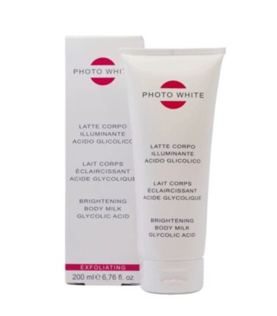 PHOTO WHITE LAIT CORPS ECLAIRCISSANT ACIDE GLYCOLIQUE