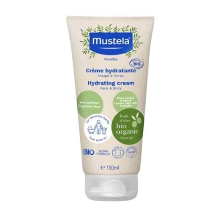 MUSTELA CREME HYDRATANTE HUILE D'OLIVE BIO 150 ML MUSTELA CREME HYDRATANTE HUILE D’OLIVE BIO 150 ML