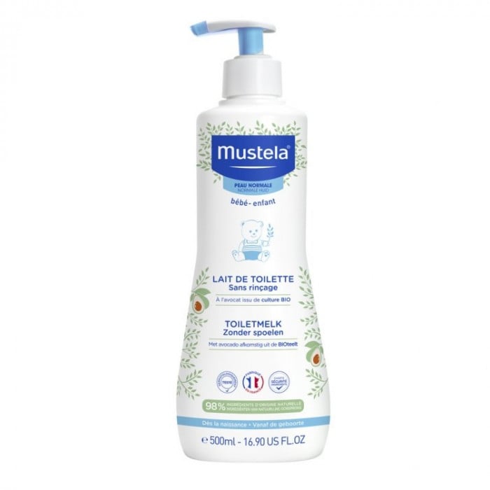 MUSTELA LAIT DE TOILETTE SANS RINÇAGE 500 ML MUSTELA LAIT DE TOILETTE SANS RINÇAGE 500 ML