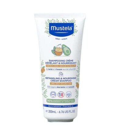 MUSTELA SHAMPOOING CREME DEMELANT ET NOURRISSANT 200ML