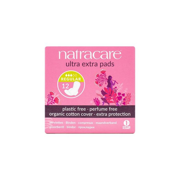 NATRACARE SERVIETTES NATURELLES ULTRA EXTRA REGULAR- 12 UNITES NATRACARE SERVIETTES NATURELLES ULTRA EXTRA REGULAR- 12 UNITES