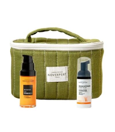 NOVEXPERT COFFRET SERUM BOOSTER A LA VITAMINE C 30 ML + MOUSSE NETTOYANTE FLASH ECLAT 40ML OFFERT