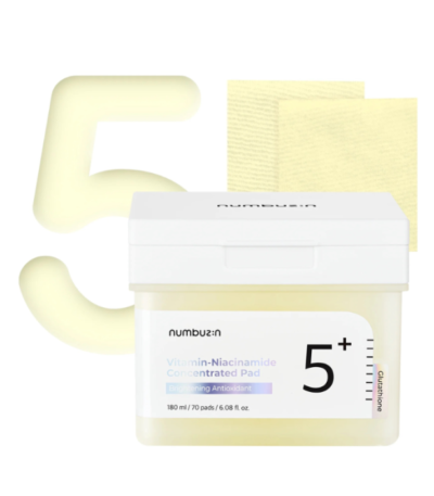 NUMBUZIN 5+ VITAMIN NIACINAMIDE CONCENTRATED PAD 180 ML 70 PADS