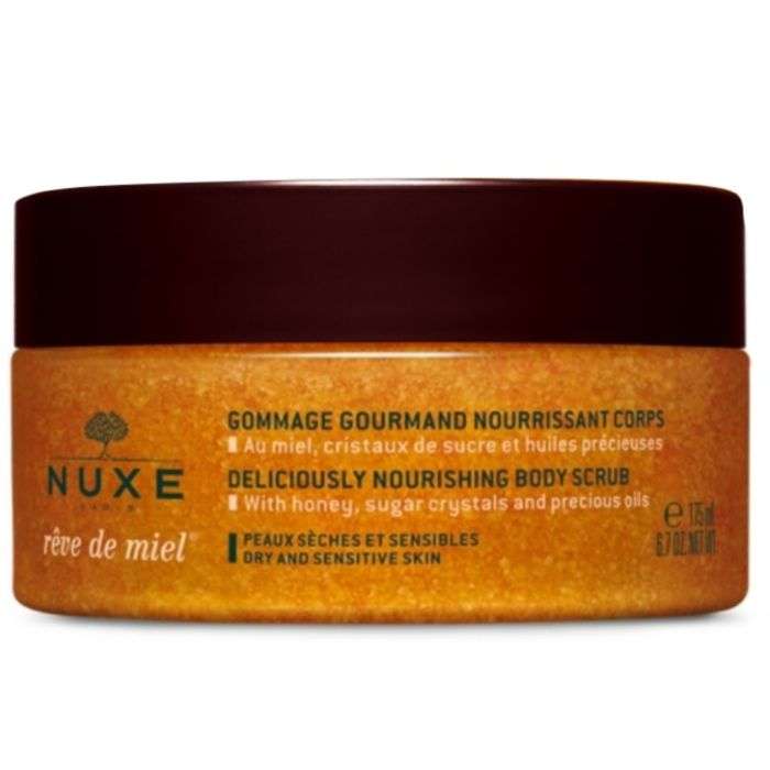 NUXE REVE DE MIEL GOMMAGE GOURMAND NOURRISSANT CORPS 175 ML NUXE REVE DE MIEL GOMMAGE GOURMAND NOURRISSANT CORPS 175 ML
