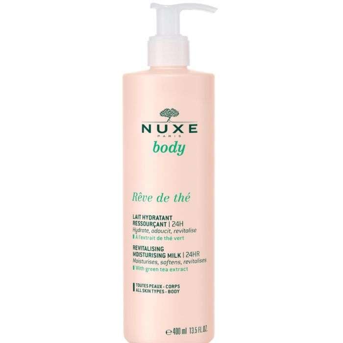NUXE REVE DE THE LAIT HYDRATANT RESSOURCANT 24 H 400 ML NUXE REVE DE THE LAIT HYDRATANT RESSOURCANT 24 H 400 ML