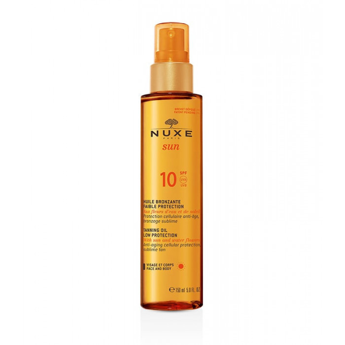 NUXE SUN HUILE BRONZANTE FAIBLE PROTECTION SPF10 150 ML NUXE SUN HUILE BRONZANTE FAIBLE PROTECTION SPF10 150 ML