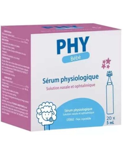 PHY BEBE SERUM PHYSIOLOGIQUE 20*5ML