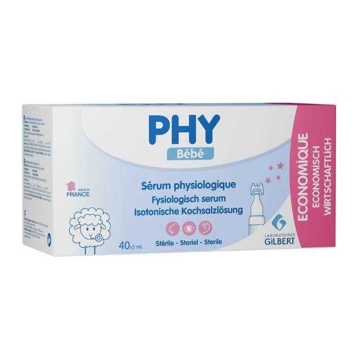 PHY BEBE SERUM PHYSIOLOGIQUE 40*5ML PHY BEBE SERUM PHYSIOLOGIQUE 40*5ML