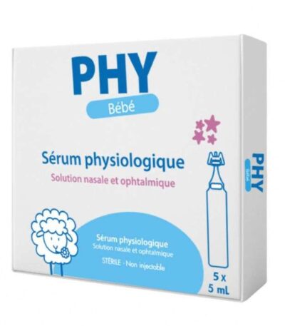 PHY BEBE SERUM PHYSIOLOGIQUE 5*5ML