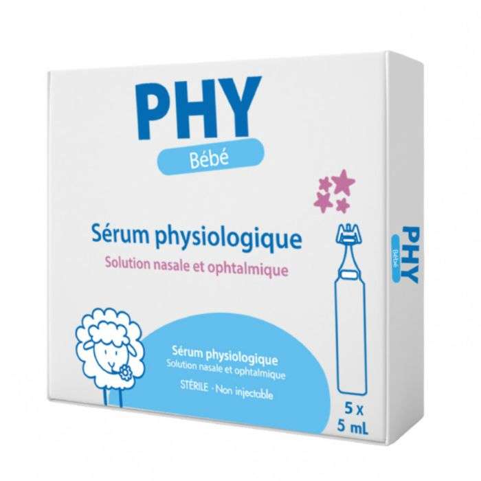PHY BEBE SERUM PHYSIOLOGIQUE 5*5ML PHY BEBE SERUM PHYSIOLOGIQUE 5*5ML