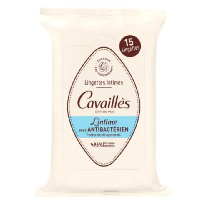 ROGE CAVAILLES LINGETTE INTIME AVEC ANTI BACTERIEN 15 UNITES ROGE CAVAILLES LINGETTE INTIME AVEC ANTI BACTERIEN 15 UNITES