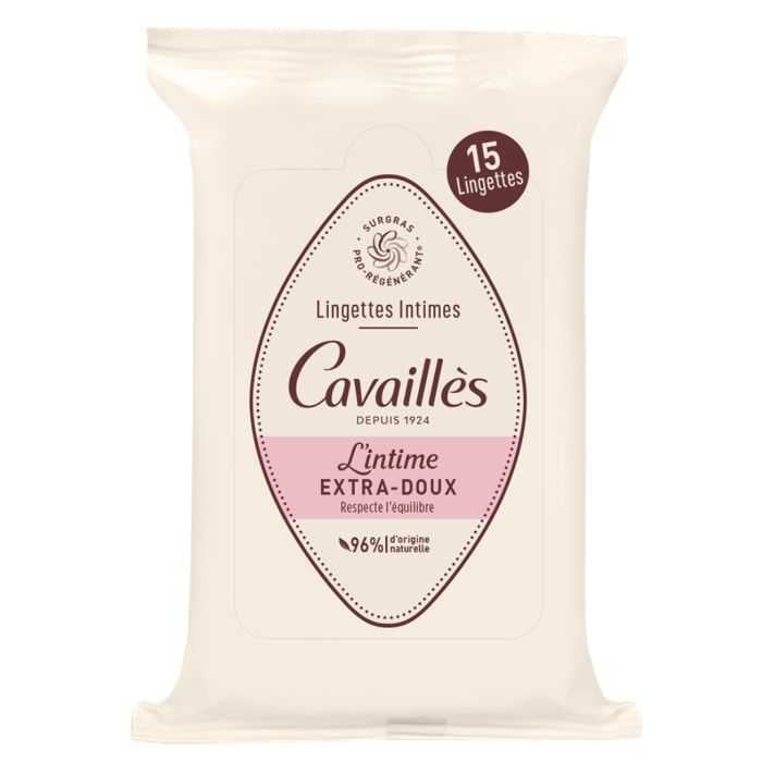 ROGE CAVAILLES LINGETTES INTIME EXTRA DOUX 15 UNITES ROGE CAVAILLES LINGETTES INTIME EXTRA DOUX 15 UNITES