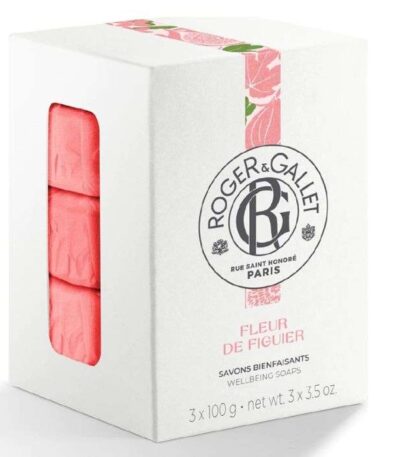 ROGER ET GALLET COFFRET SAVONS BIENFAISANTS 300 G FLEUR DE FIGUIER