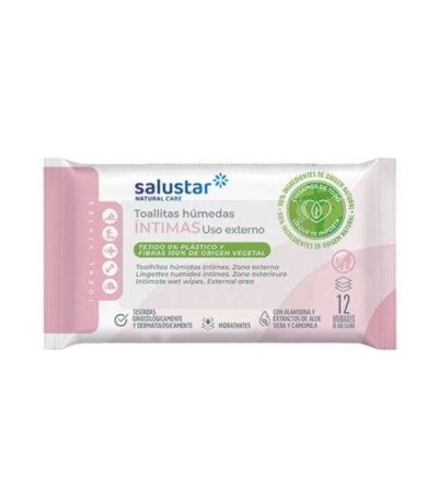 SALUSTAR LINGETTES HYGIENE INTIME 12 UNITES