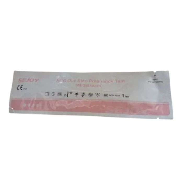 SEJOY HCG ONE STEP CASSETTE DE TEST DE GROSSESSE - 1 UNITE SEJOY HCG ONE STEP CASSETTE DE TEST DE GROSSESSE – 1 UNITE