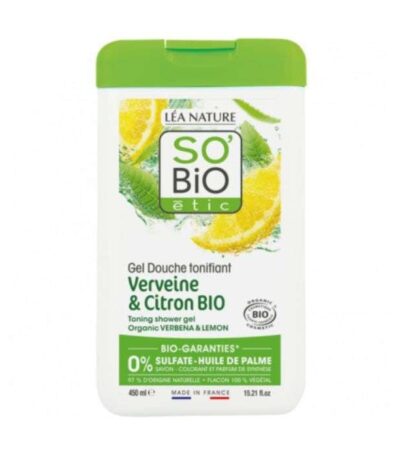 SO BIO GEL DOUCHE VERVEINE CITRON 450ML