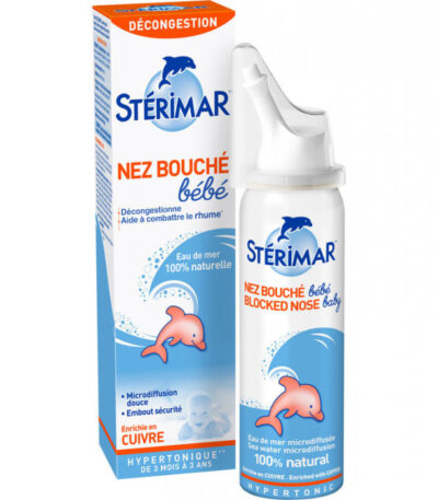 STERIMAR NEZ BOUCHE HYPERTONIQUE BEBE 50 ML