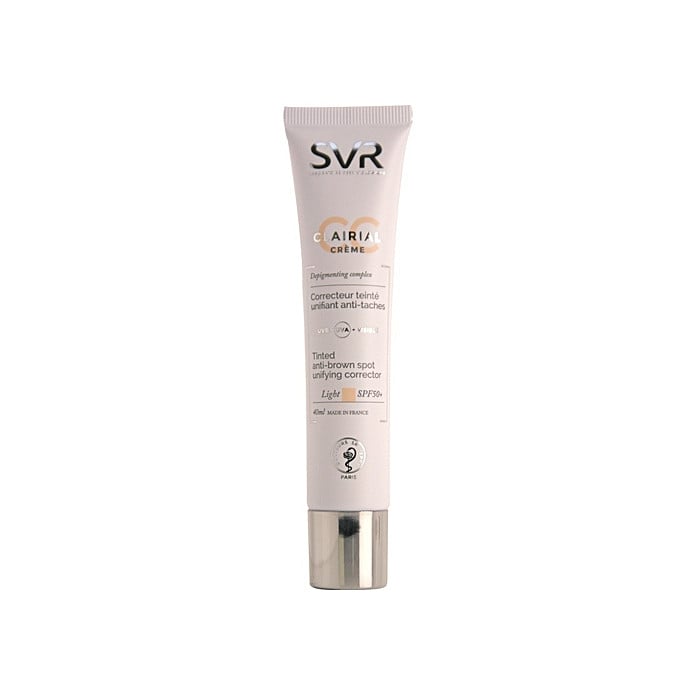SVR CLAIRIAL CC CRÈME CORRECTEUR UNIFIANT ANTI-TACHES LIGHT SPF50+ 40 ML SVR CLAIRIAL CC CRÈME CORRECTEUR UNIFIANT ANTI-TACHES LIGHT SPF50+ 40 ML