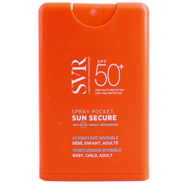 SVR SUN SECURE HYDRATANT INVISIBLE SPF 50+ SPRAY POCKET 20 ML