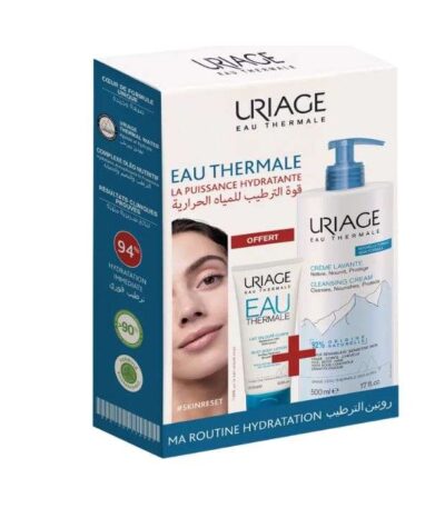 URIAGE OFFRE CREME LAVANTE SURGRAS MOUSSANT SANS SAVON 500ML+ LAIT VELOUTES CORPS 200ML OFFERT