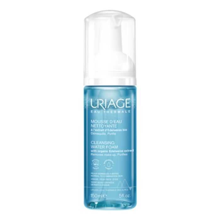 URIAGE EAU THERMALE MOUSSE D'EAU MICELLAIRE NETTOYANTE 150 ML URIAGE EAU THERMALE MOUSSE D’EAU MICELLAIRE NETTOYANTE 150 ML