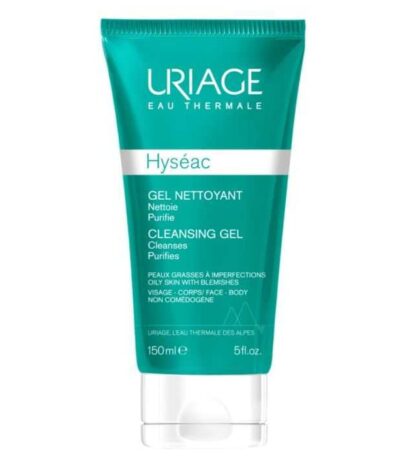 URIAGE HYSEAC GEL NETTOYANT 150ML NETTOIE PURIFIE ASSAINIT