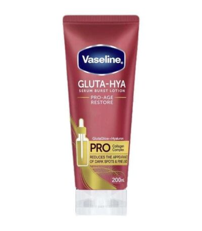 VASELINE GLUTA HYA SERUM BURST LOTION PRO AGE RESTORE 200ML