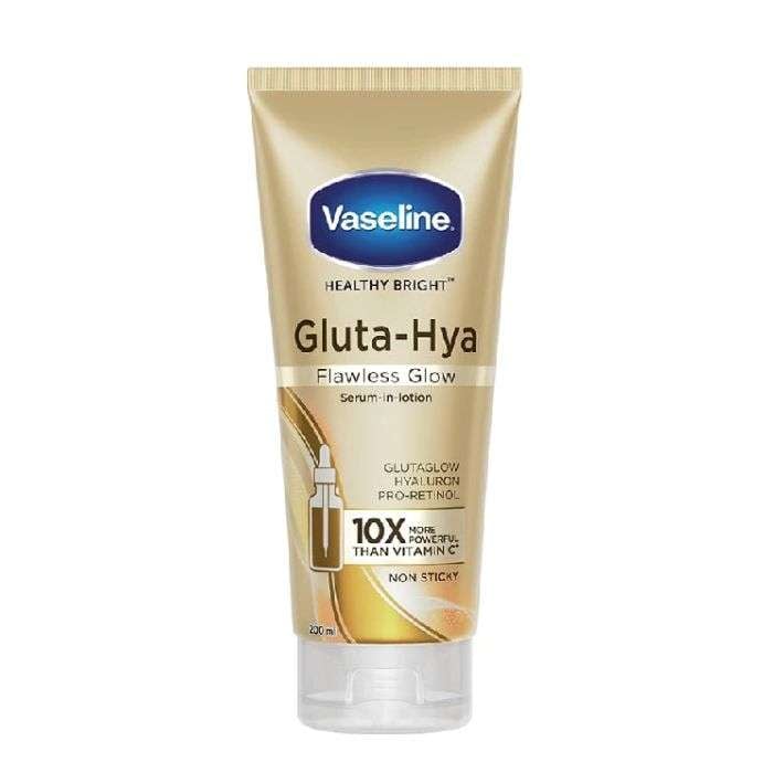 VASELINE GLUTA HYA SERUM BURST UV LOTION FLAWLESS GLOW 300ML VASELINE GLUTA HYA SERUM BURST UV LOTION FLAWLESS GLOW 300ML