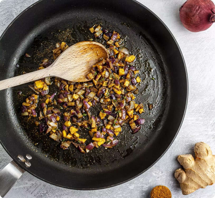 Olive Tapenade Bruschetta With Mango and Eggs