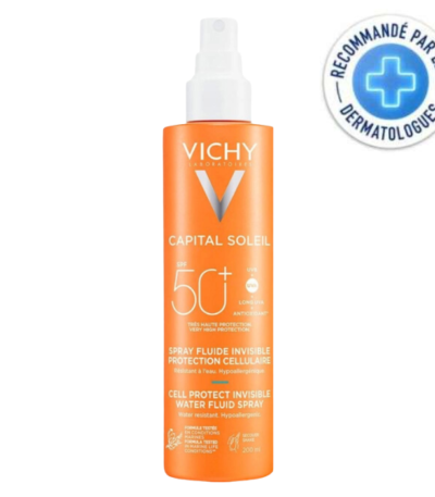 VICHY CAPITAL SOLEIL SPRAY FLUIDE INVISIBLE SPF 50+ 200ML