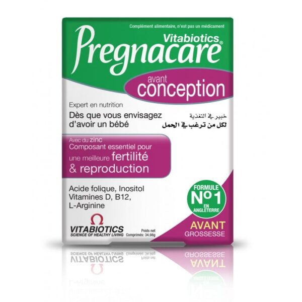 VITABIOTICS PREGNACARE CONCEPTION – 30 COMPRIMES