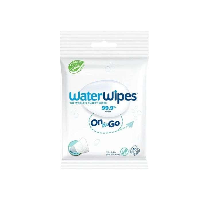 WATERWIPES LINGETTES ON THE GO PACK DE 10 WATERWIPES LINGETTES ON THE GO PACK DE 10