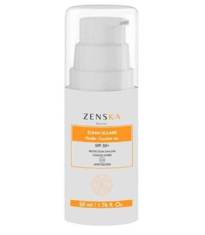 ZENSKA ECRAN SOLAIRE FLUIDE TOUCHER SEC SPF 50+ ANTI TACHES 50 ML